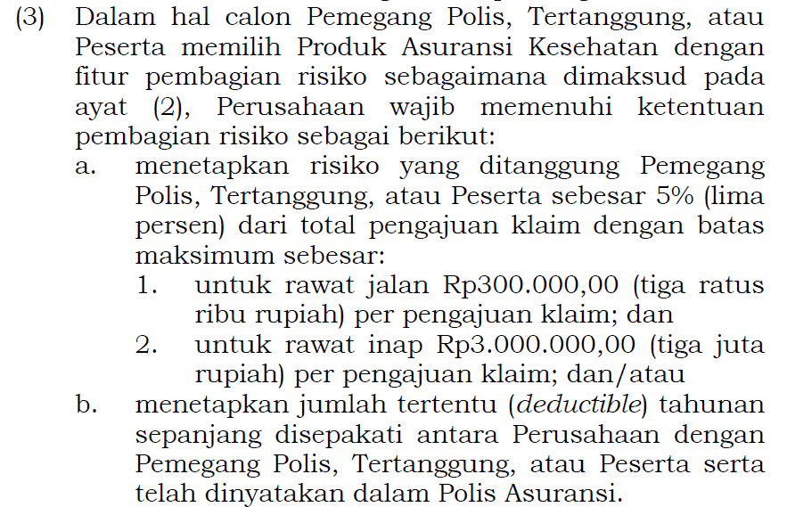 asuransi kesehatan deductible